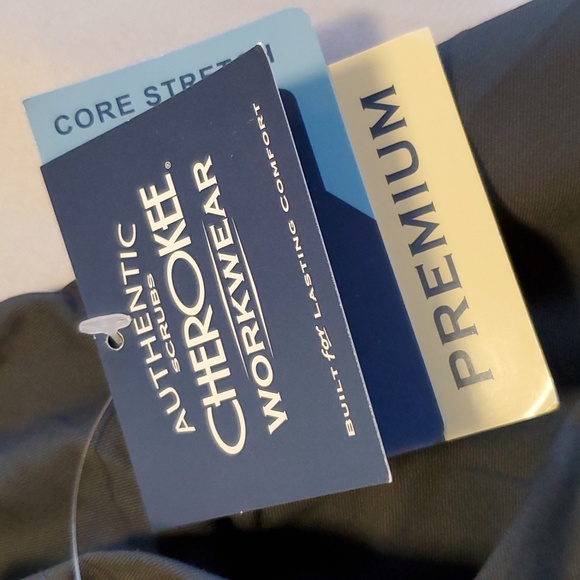 Cherokee Workwear Scrub pants xxs petite grey - Picture 3 of 3